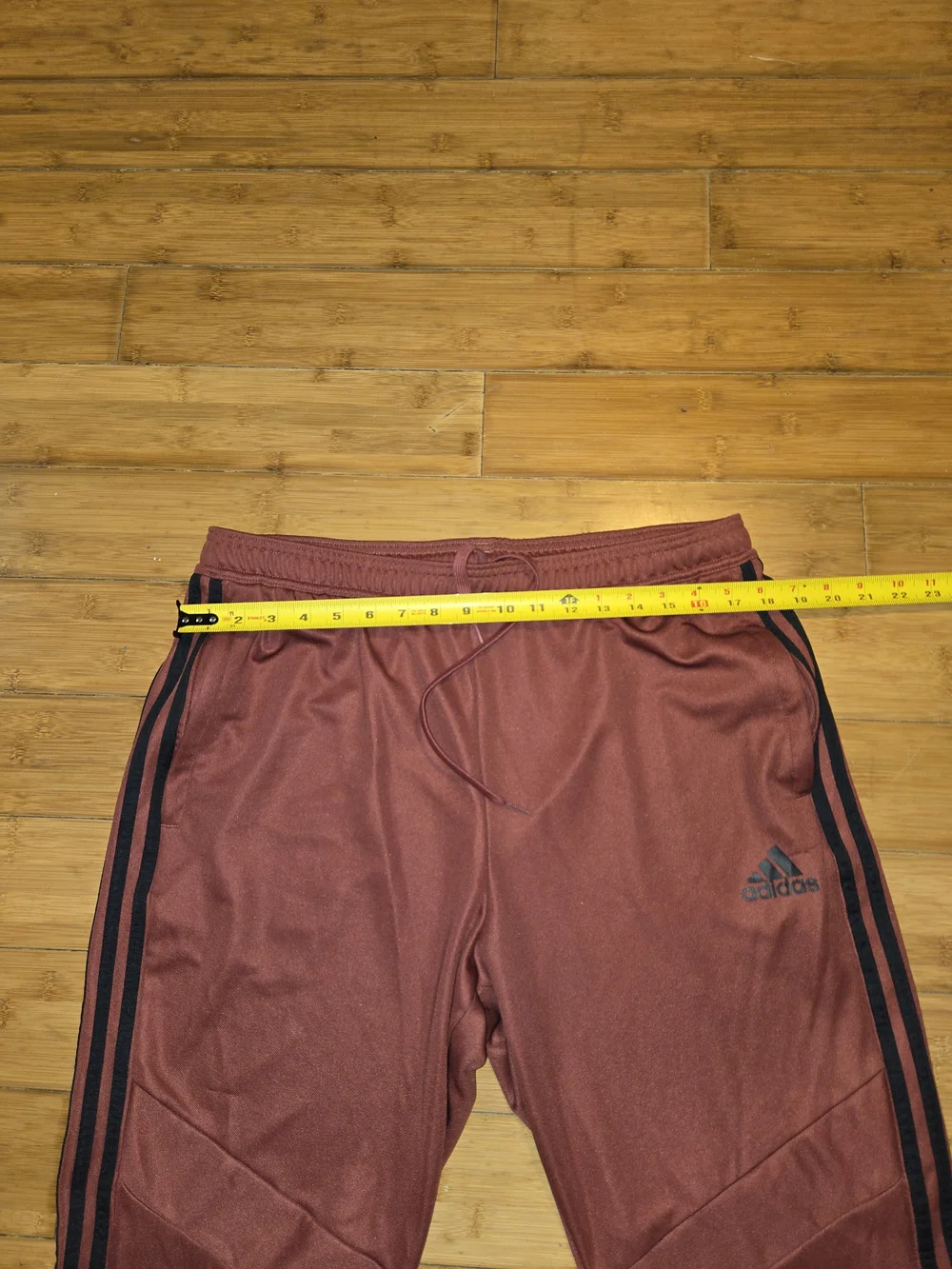 Adidas AeroReady Red White Stripe Track Pants XL
